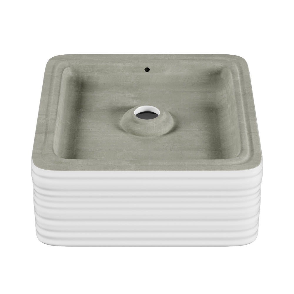 Swiss Madison Adour 14'' Vessel Sink in White