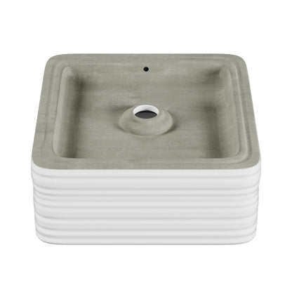 Swiss Madison Adour 14'' Vessel Sink in White