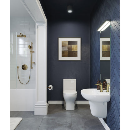 Swiss Madison Sublime II Two-Piece Round Toilet Dual-Flush 0.8/1.28 gpf