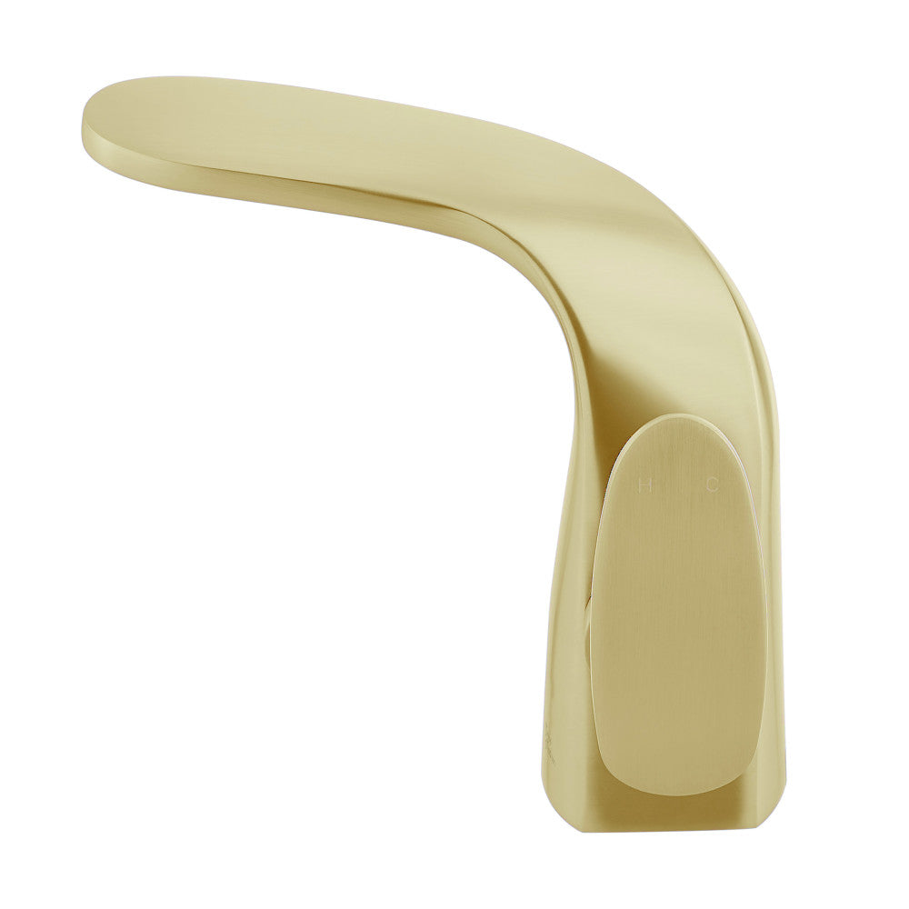 Swiss Madison Chateau Single Hole, Single-Handle, Bathroom Faucet in Brushed Gold