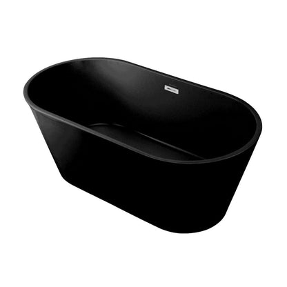 Swiss Madison Claire 60" Freestanding Bathtub in Matte Black