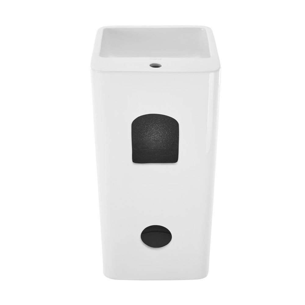 Swiss Madison Concorde One Piece Pedestal Sink