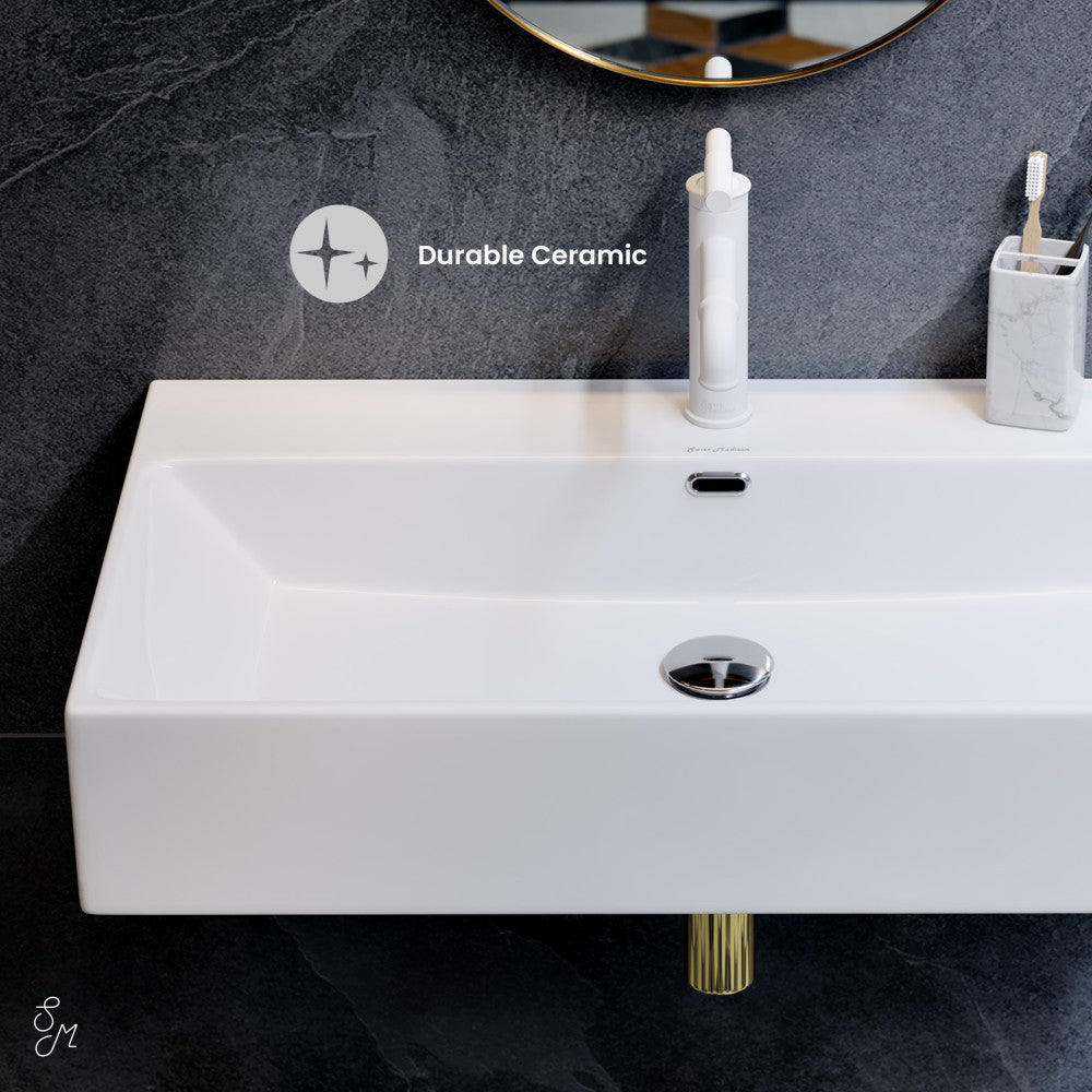 Swiss Madison Claire 30" Rectangle Wall-Mount Bathroom Sink