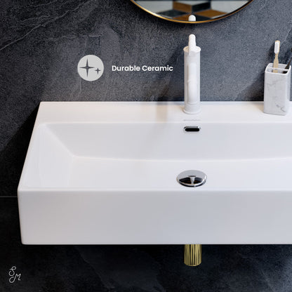 Swiss Madison Claire 30" Rectangle Wall-Mount Bathroom Sink