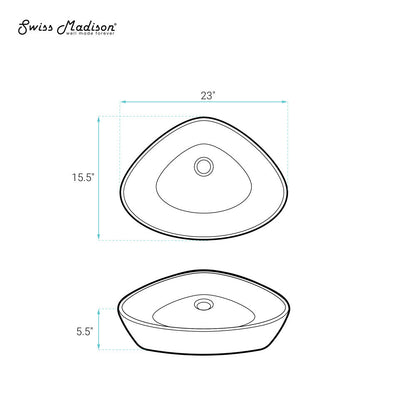 Swiss Madison Bastille Vessel Sink