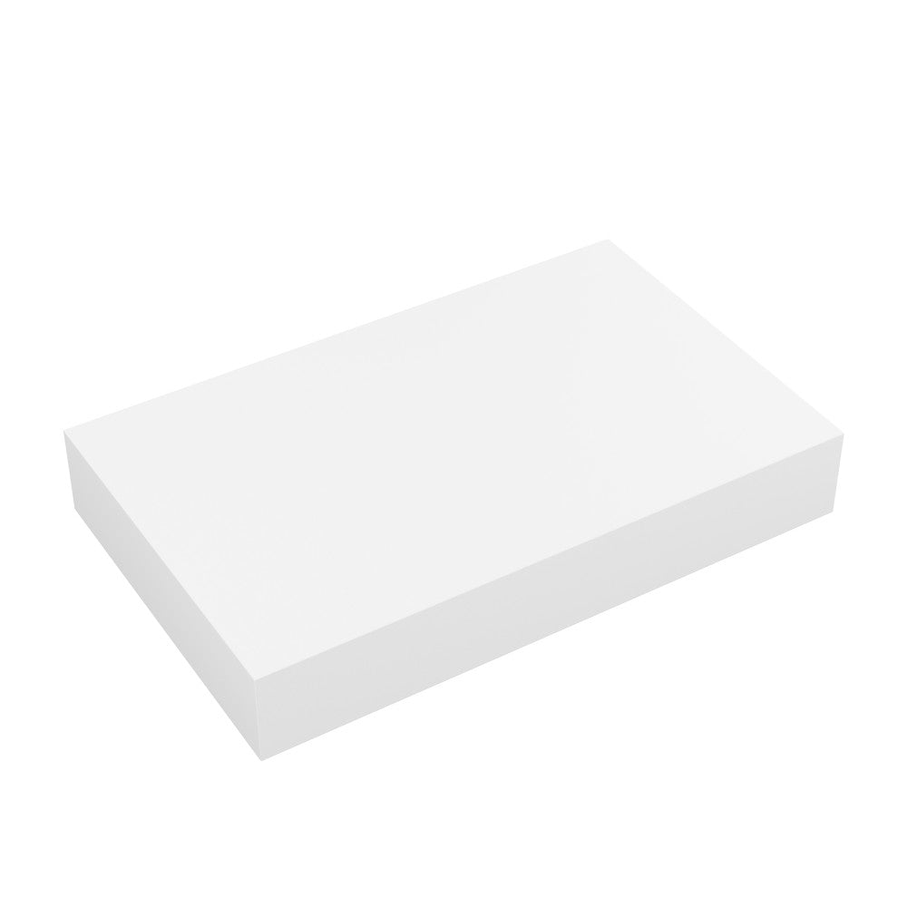 Swiss Madison Monaco 36" Floating Bathroom Shelf in Glossy White (SM-VS252)