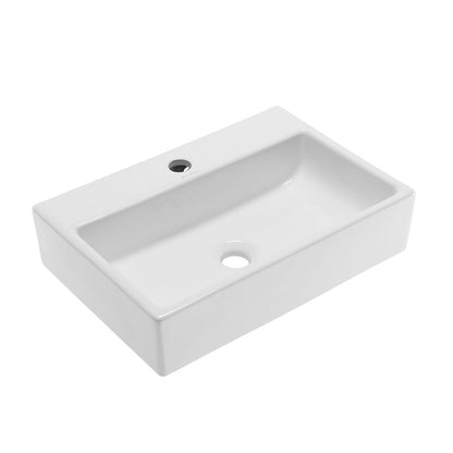 Swiss Madison Claire 20 Rectangle Ceramic Vessel Sink