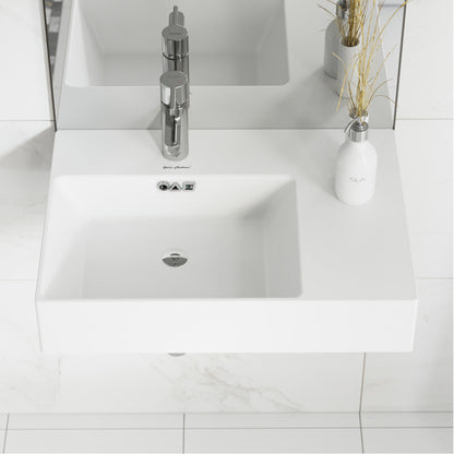 Swiss Madison St. Tropez 24 x 18 Ceramic Wall Hung Sink with Left Side Faucet Mount