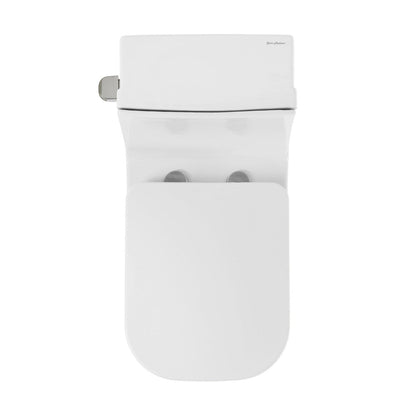 Swiss Madison Concorde One-Piece 12" Rough-in 1.28 GPF Left-Hand Flush Square Toilet in Glossy White