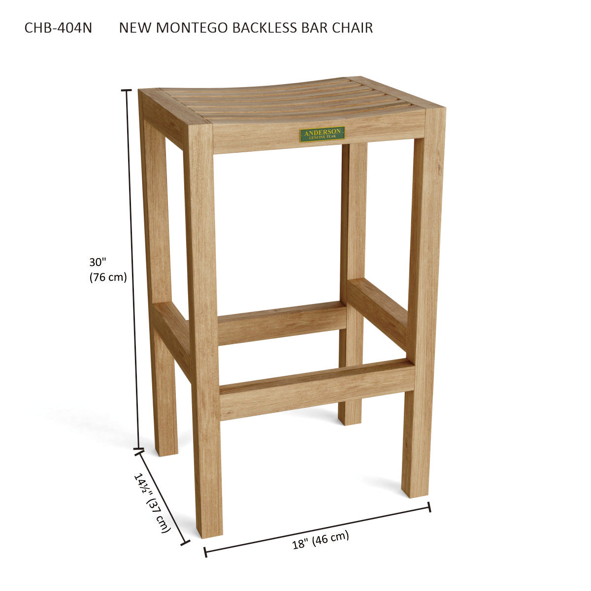 Anderson Teak Windsor Montego 9-Pieces Square Bar Set