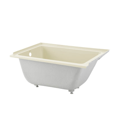Swiss Madison Voltaire 48" x 32" Left-Hand Drain Alcove Bathtub in Bisque