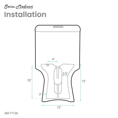 Swiss Madison Daxton One-Piece Elongated Dual-Flush Toilet 1.1/1.6 gpf