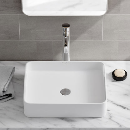 Swiss Madison Concorde 19 Rectangle Ceramic Vessel Sink