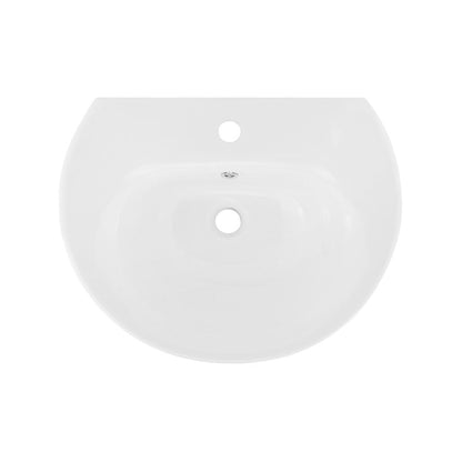 Swiss Madison Santorini Two-Piece Pedestal Sink