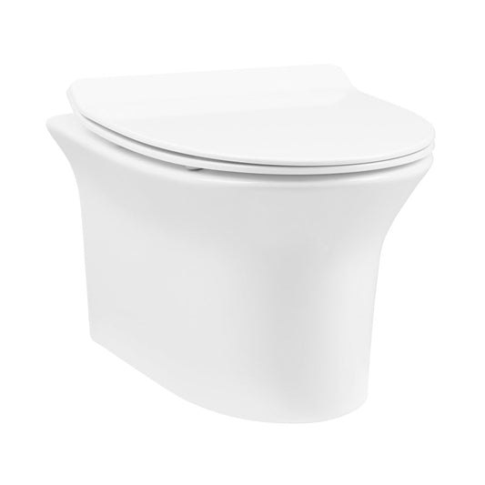 Swiss Madison Cascade Wall-Hung Elongated Toilet Bowl
