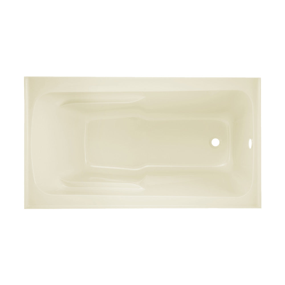 Swiss Madison Voltaire 54" x 30" Right-Hand Drain Alcove Bathtub with Apron in Bisque