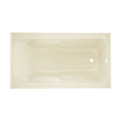 Swiss Madison Voltaire 54" x 30" Right-Hand Drain Alcove Bathtub with Apron in Bisque
