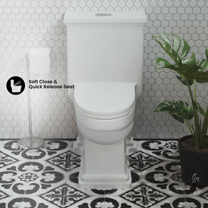 Swiss Madison Voltaire One-Piece Elongated Toilet Dual-Flush 1.1/1.6 gpf