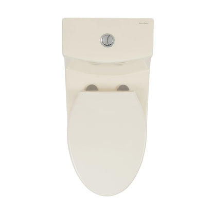 Swiss Madison Virage One Piece Elongated Dual Flush Toilet 1.1/1.6 gpf in Bisque