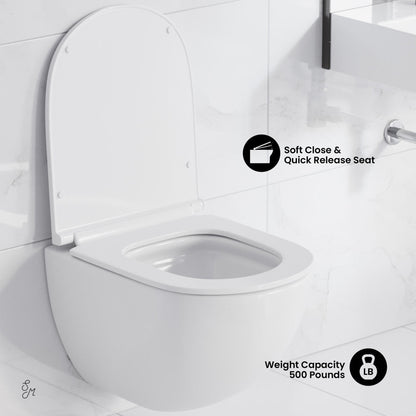 Swiss Madison St. Tropez Wall-Hung Toilet Bowl Only