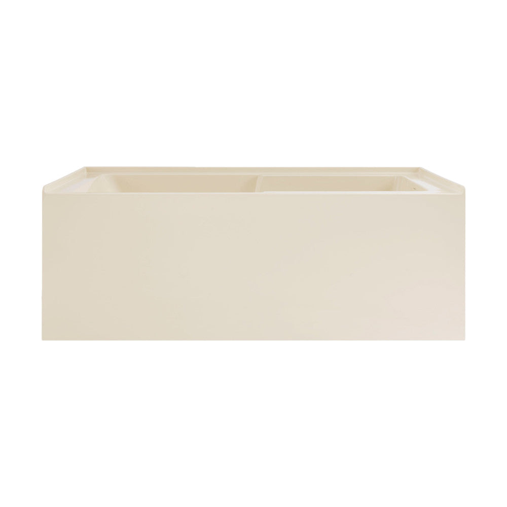 Swiss Madison Voltaire 60" x 30" Right-Hand Drain Alcove Bathtub with Apron in Bisque