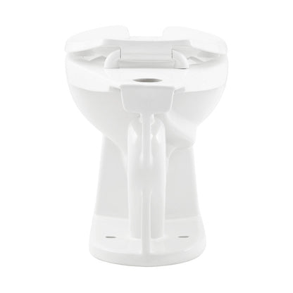 Swiss Madison Sirene Floor-Mounted Commercial Elongated Top Flush Spud Flushometer Toilet Bowl