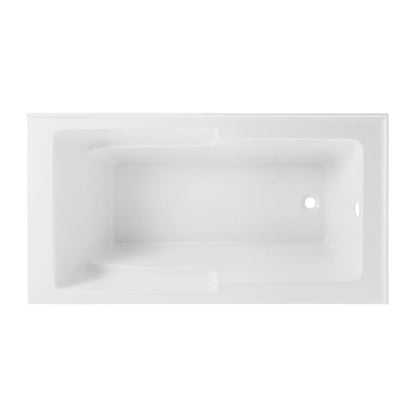 Swiss Madison Claire 60" x 32" Right-Hand Drain Drain Alcove Tub with Corner Apron