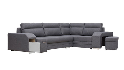 Maxima House Sectional FULL XL Sleeper Sofa MAGNUS S with storage, SALE