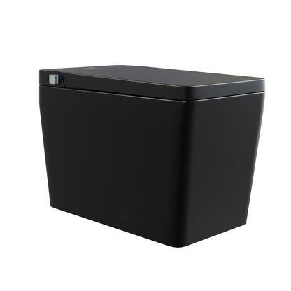 Swiss Madison Concorde One Piece Smart Toilet 1.28 GPF in Matte Black with Heated Bidet, Air Drying, Night Light, Foot Sensor