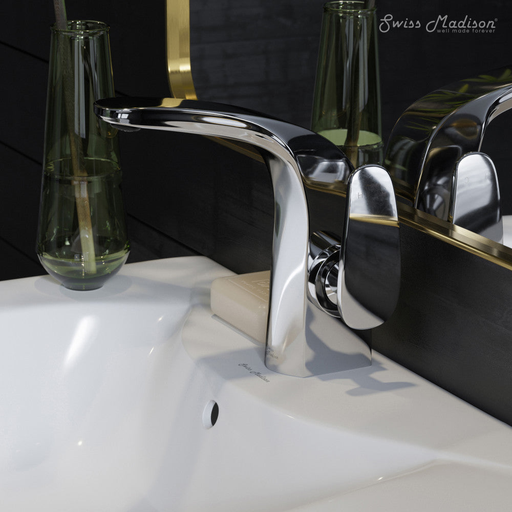 Swiss Madison Chateau Single Hole, Single-Handle, Bathroom Faucet in Chrome