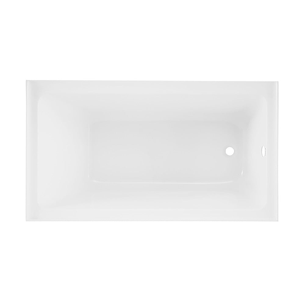 Swiss Madison Voltaire 54 x 30 Skirted Right Drain Soaking Alcove Bathtub in Glossy White