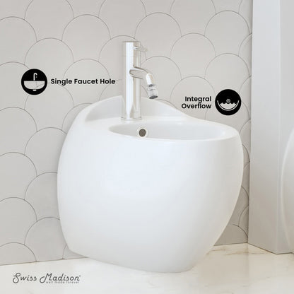 Swiss Madison Plaisir Wall-Hung Bidet
