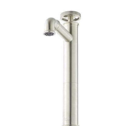 Swiss Madison Avallon Single Hole, Single-Handle Wheel, High Arc Bathroom Faucet in Brushed Nickel