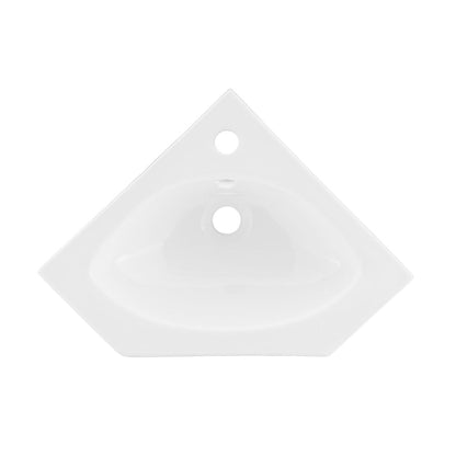 Swiss Madison St.Tropez Corner Two-Piece Pedestal Sink