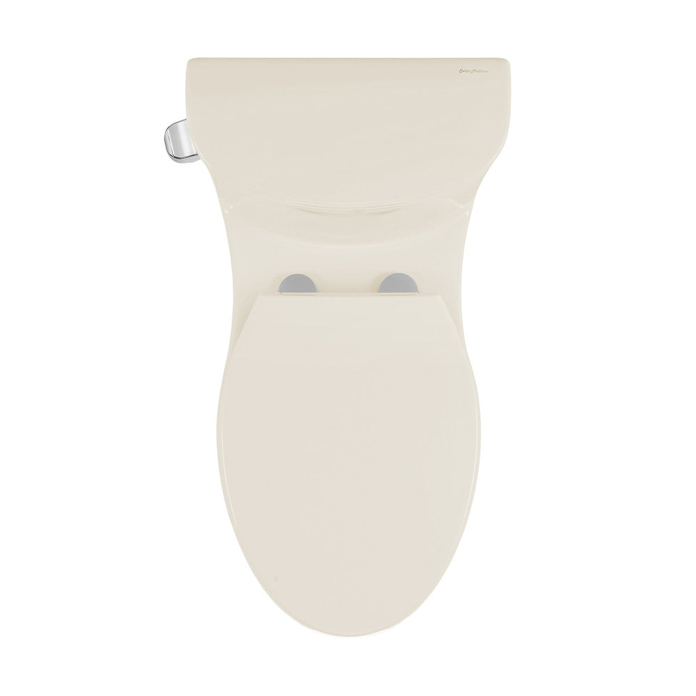 Swiss Madison Sublime One-Piece Elongated Left Side Flush Handle Toilet in Bisque 1.28 gpf