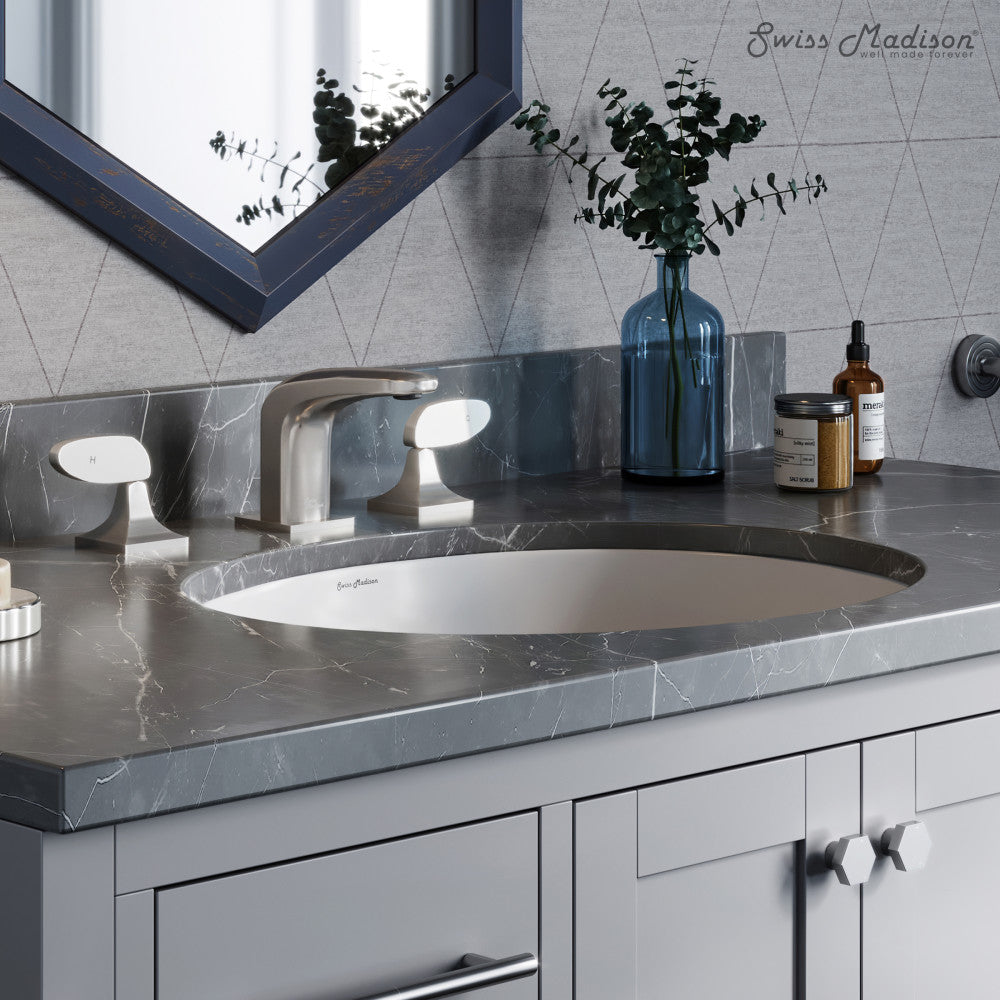 Swiss Madison Monaco 19 Oval Under-Mount Bathroom Sink