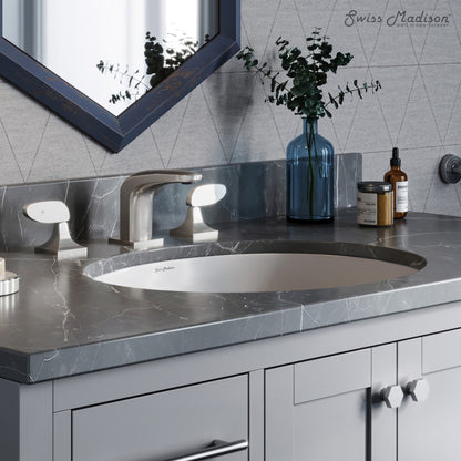 Swiss Madison Monaco 19 Oval Under-Mount Bathroom Sink