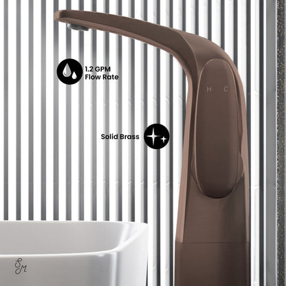 Swiss Madison Chateau Single Hole, Single-Handle, High Arc Bathroom Faucet in Oil Rubbed Bronze