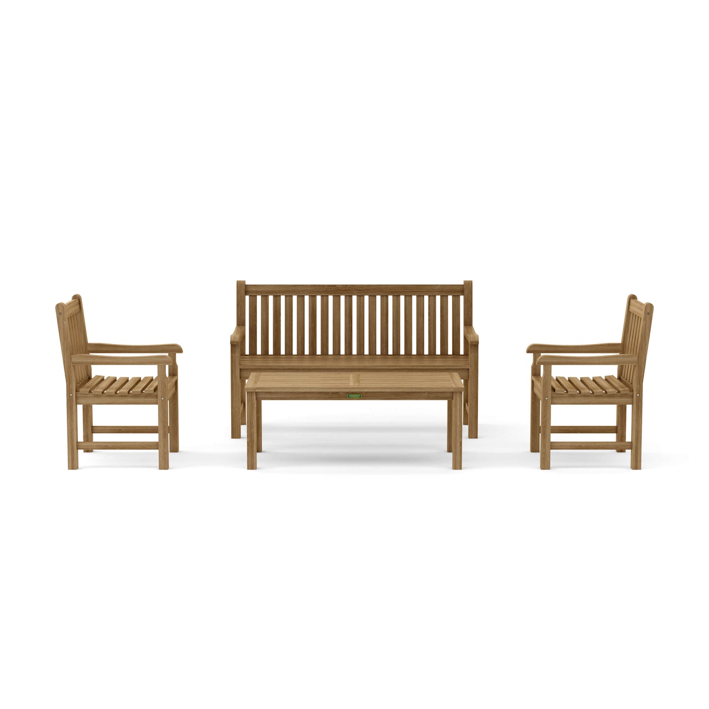 Anderson Teak Classic 3-Seater 4-Pieces Conversation Set