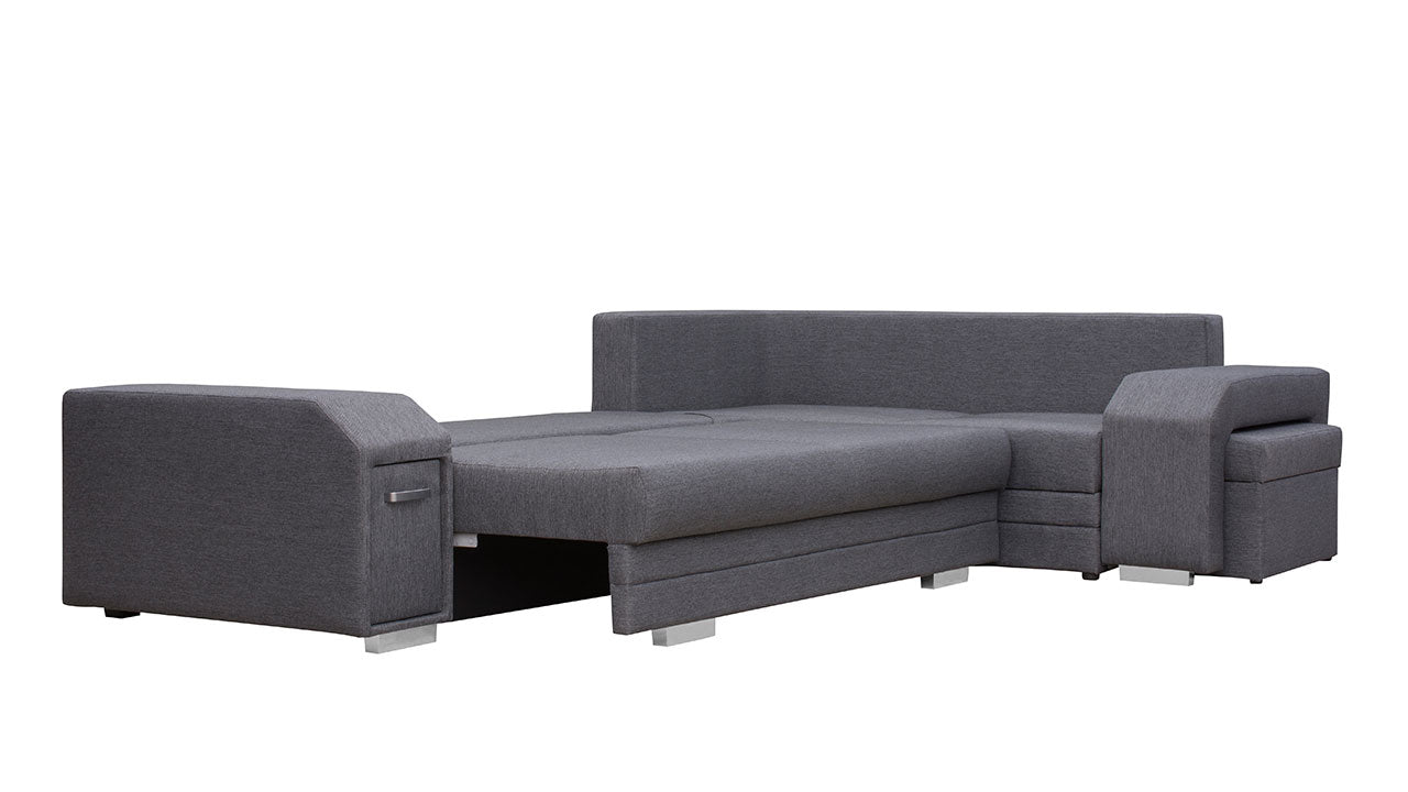 Maxima House Sectional FULL XL Sleeper Sofa MAGNUS S with storage, SALE