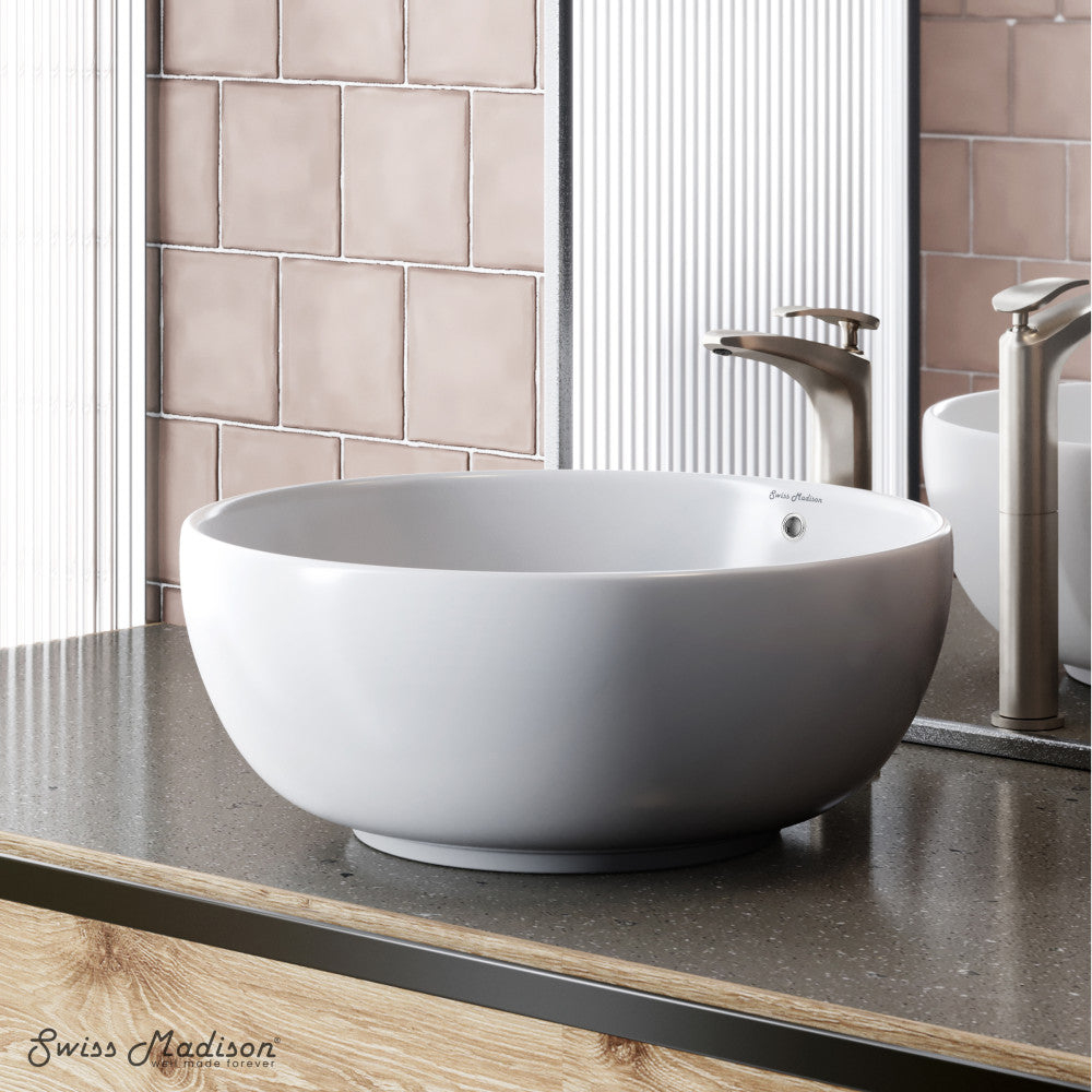 Swiss Madison Sublime Round Vessel Sink