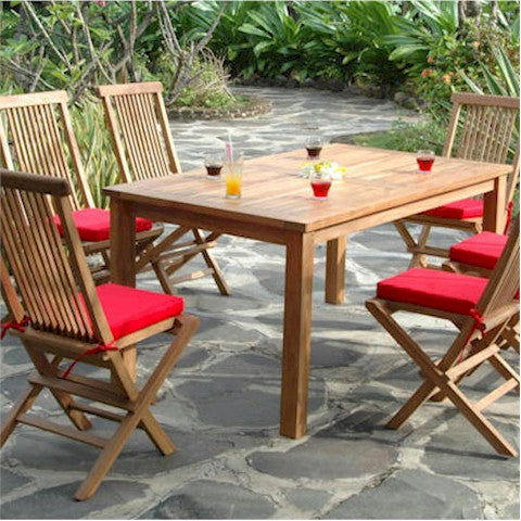 Anderson Teak Montage Bristol 7-Pieces Dining Set