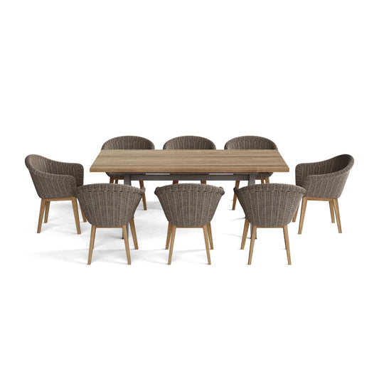 Anderson Teak SET-39A 9-pc Alura Padua Dining Table Set