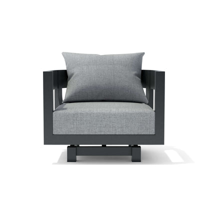 Anderson Teak Coronado Aluminum Swivel Armchair