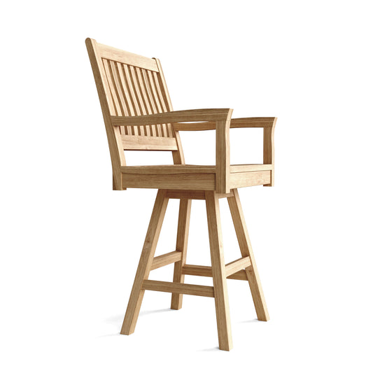 Anderson Teak Rialto Swivel Bar Armhair