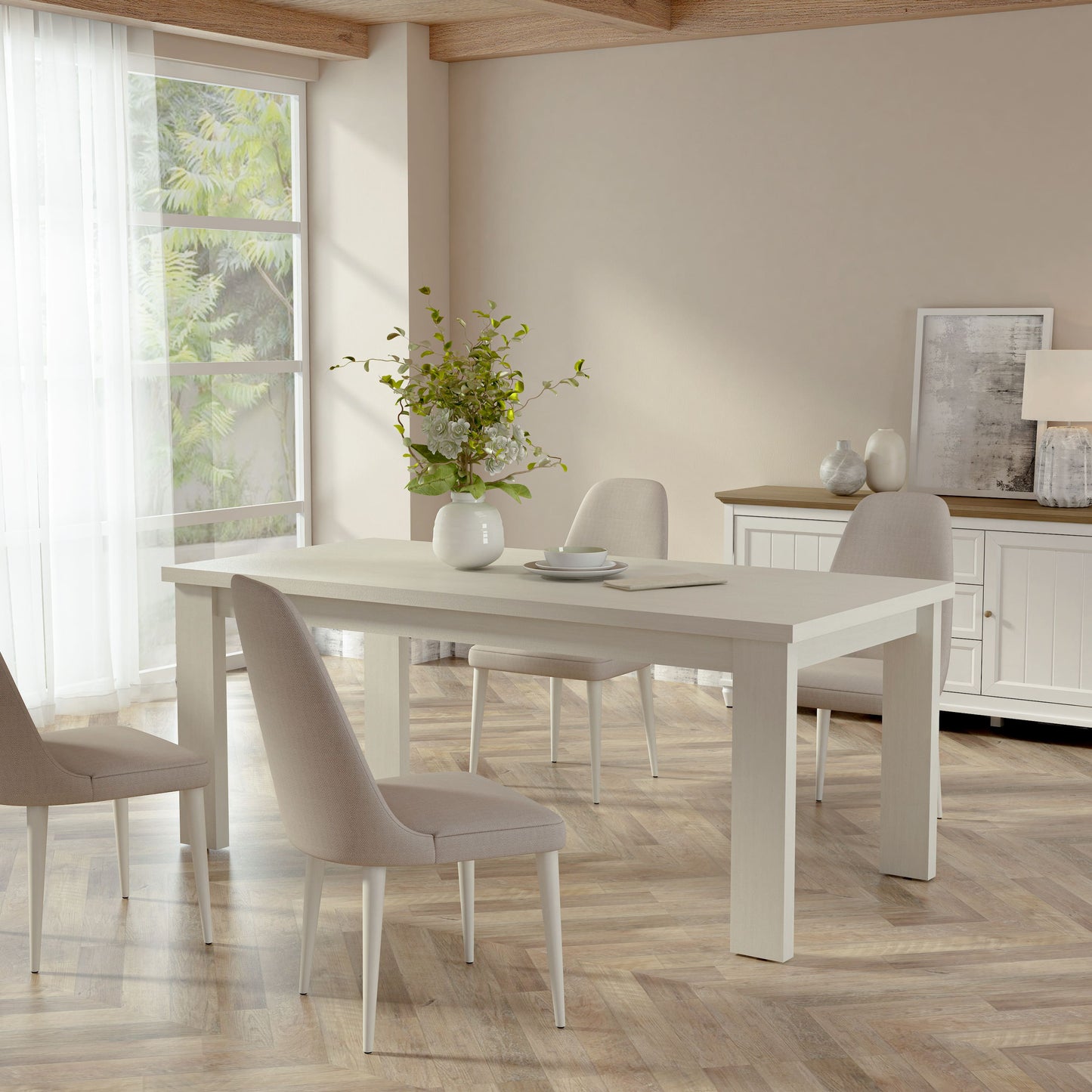 Anderson Teak Brentford Dining Table - White