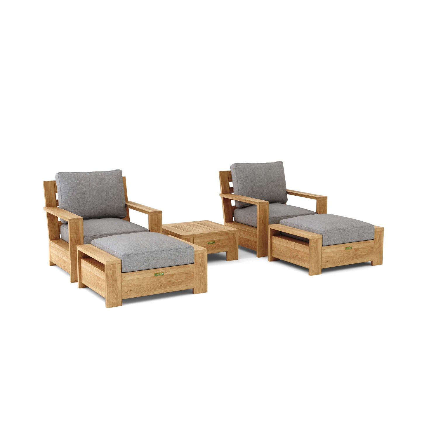 Anderson Teak SET-524 5-pc Madera Deep Seating