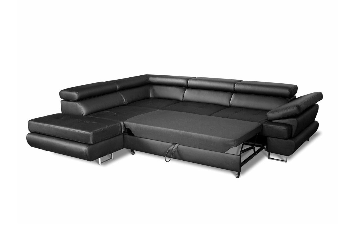 Maxima House Sectional Sleeper Sofa LUTON with Storage