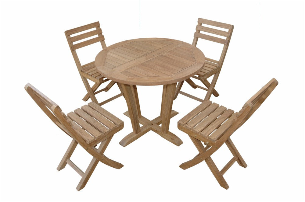 Anderson Teak Descanso Alabama 5-Pieces Bistro Set