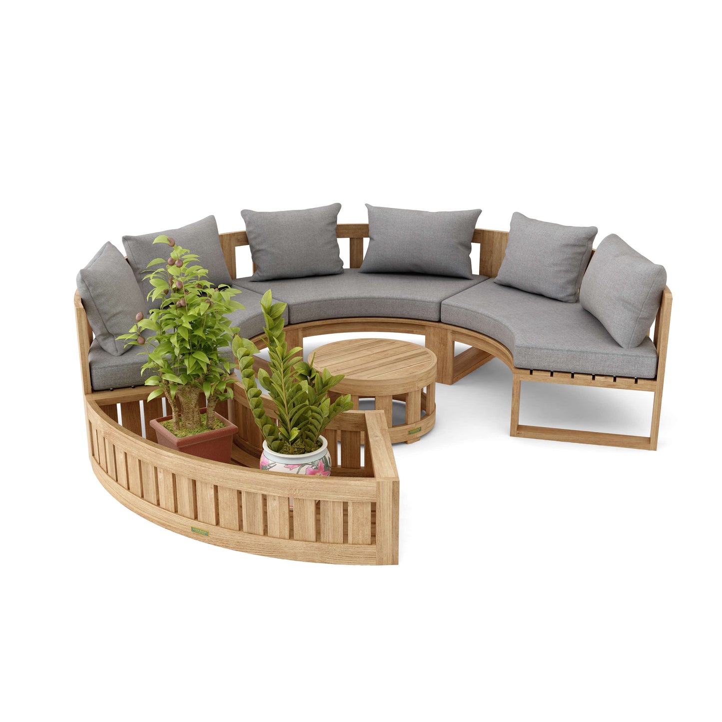 Anderson Teak SET-808 Circular Modular Deep Seating Set